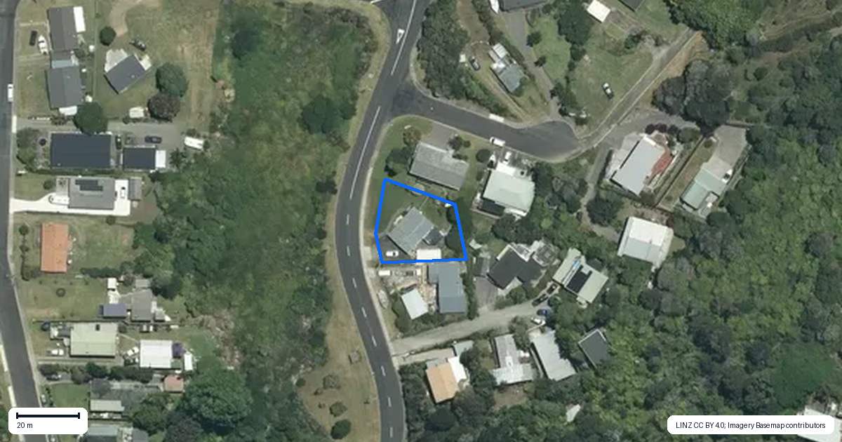 Property context map for 6 Gallagher Drive, Tairua