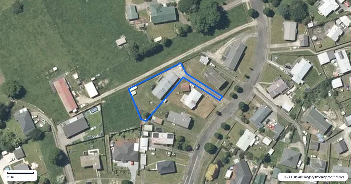 Property context map for 10 Inman Avenue, Tokoroa