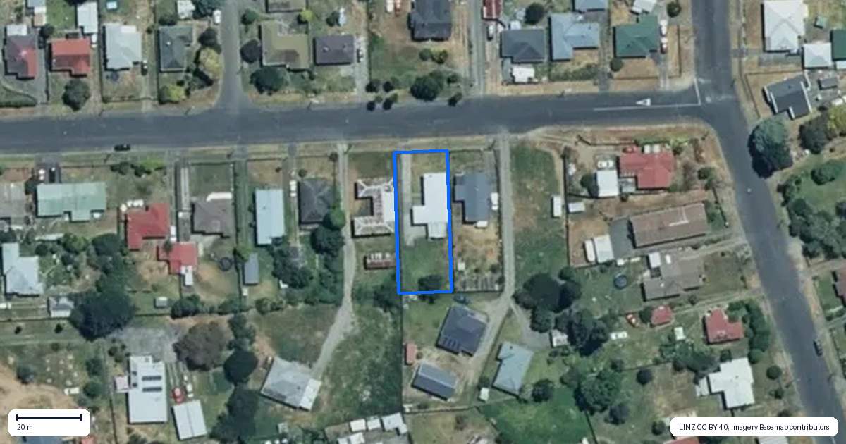 Property context map for 111 Ngatai Street, Taumarunui
