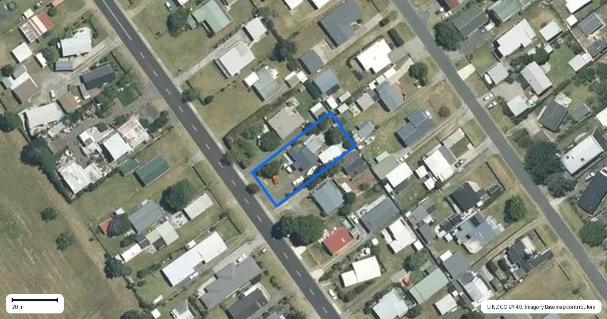 Property context map for 212 Otahu Road, Whangamata