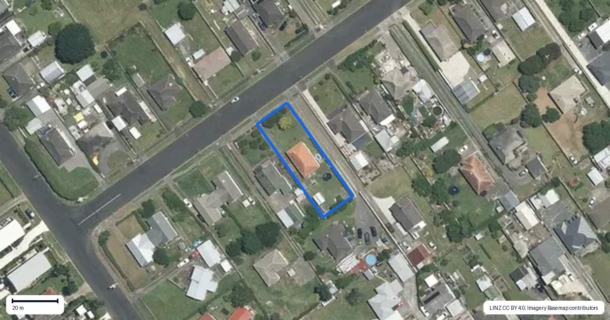 Property context map for 39 Goodwin Avenue, Morrinsville