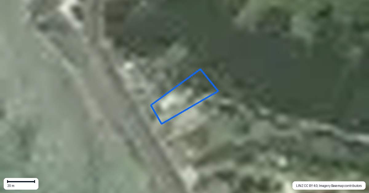 Property context map for 138 Thames Coast Road, Whakatete Bay, Thames