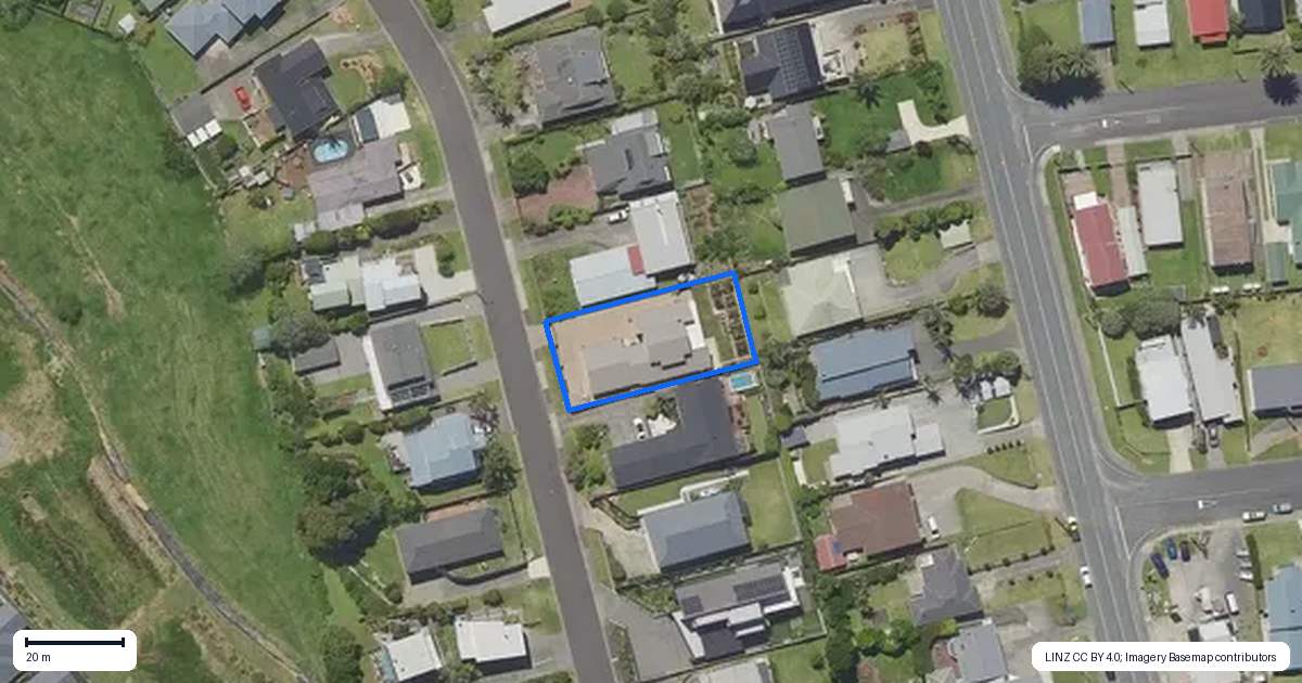 Property context map for 10 Mayor View Terrace, Waihi Beach