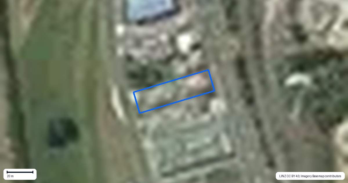 Property context map for 434 Great South Road, Huntly