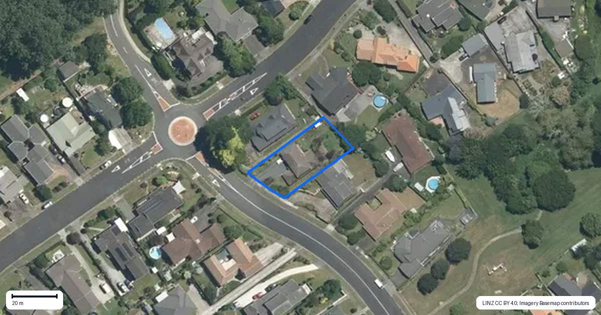 Property context map for 58 George Street, Morrinsville