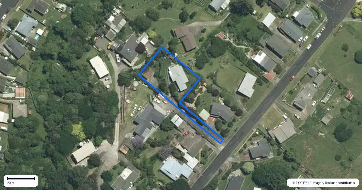 Property context map for 115B Grafton Road, Thames