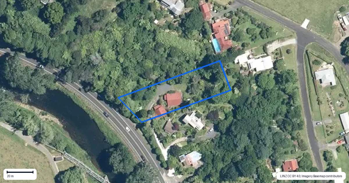Property context map for 8631C State Highway 2, Waikino, Waihi