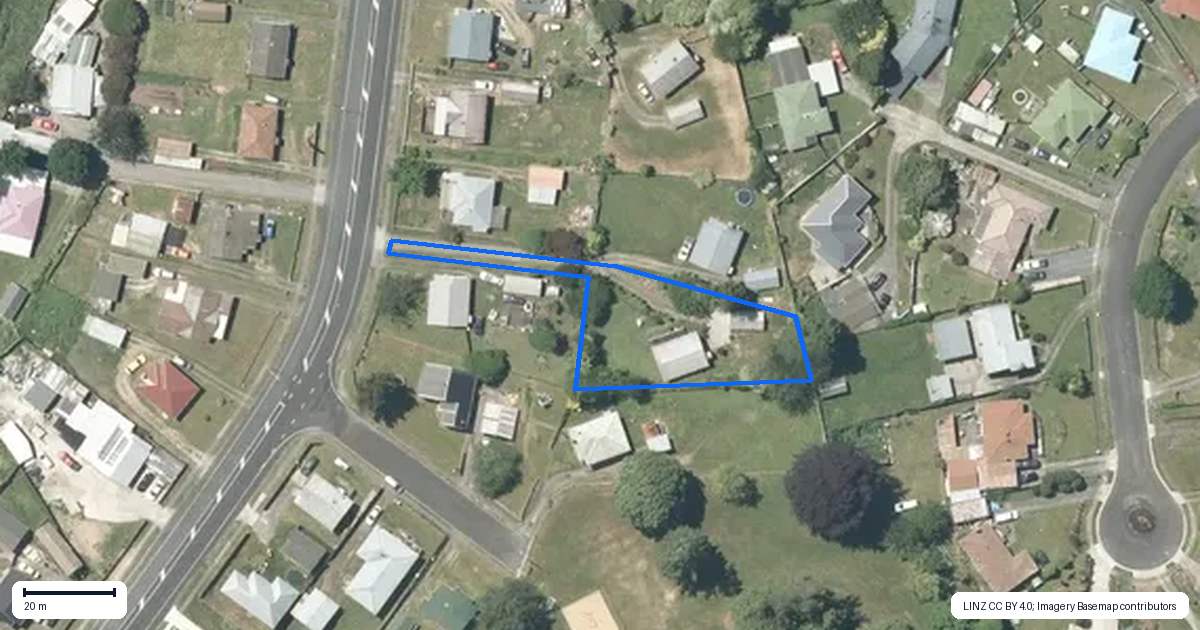 Property context map for 55 Kelso Street, Tokoroa