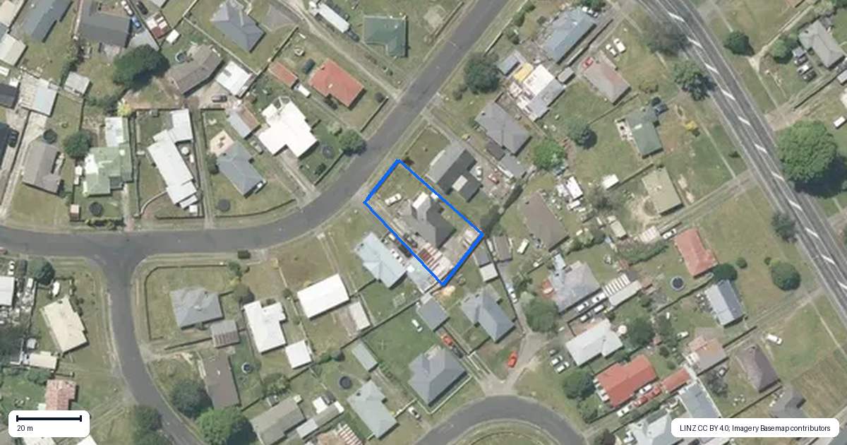 Property context map for 7 Kahu Street, Tokoroa
