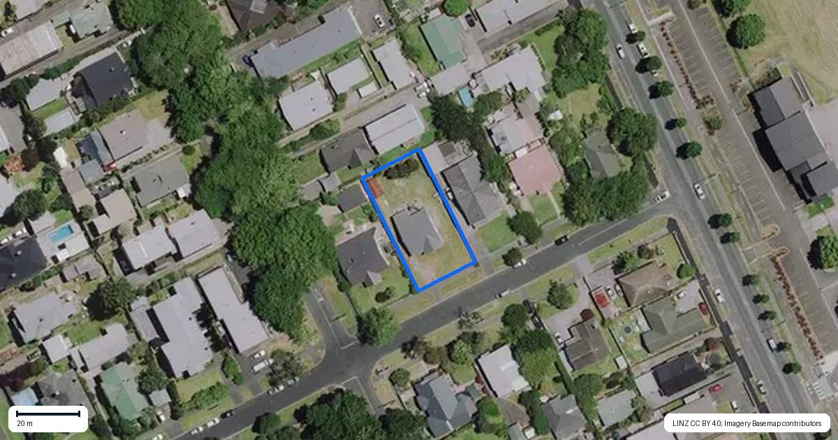 Property context map for 19 Piako Road, Claudelands, Hamilton