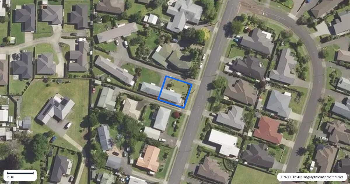 Property context map for 28A Wills Road, Katikati
