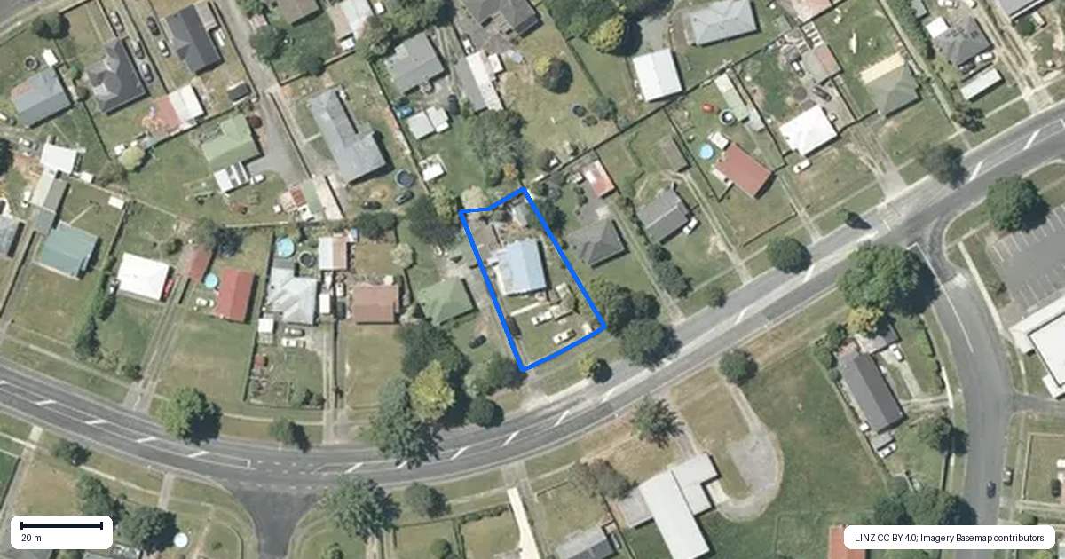 Property context map for 154 Balmoral Drive, Tokoroa
