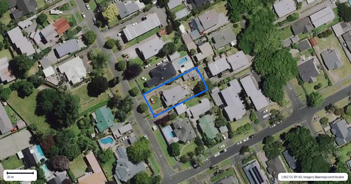 Property context map for 2 Union Street, Claudelands, Hamilton