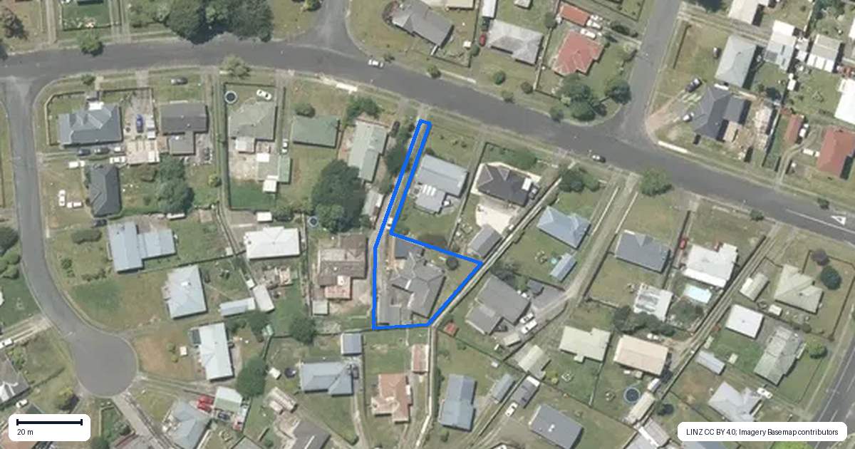 Property context map for 19 Kiwi Street, Tokoroa
