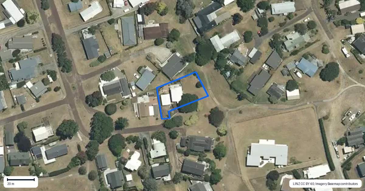 Property context map for 21 Glen Venus, Pauanui