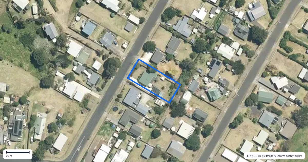 Property context map for 6 Westside Road, Port Waikato