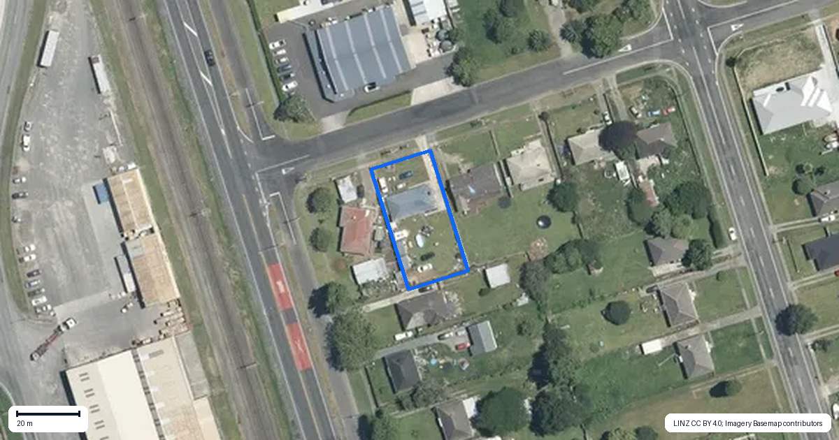 Property context map for 4 McGowan Street, Waharoa