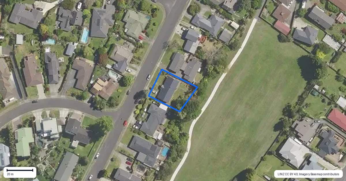 Property context map for 12 Tynan Street, Te Puke