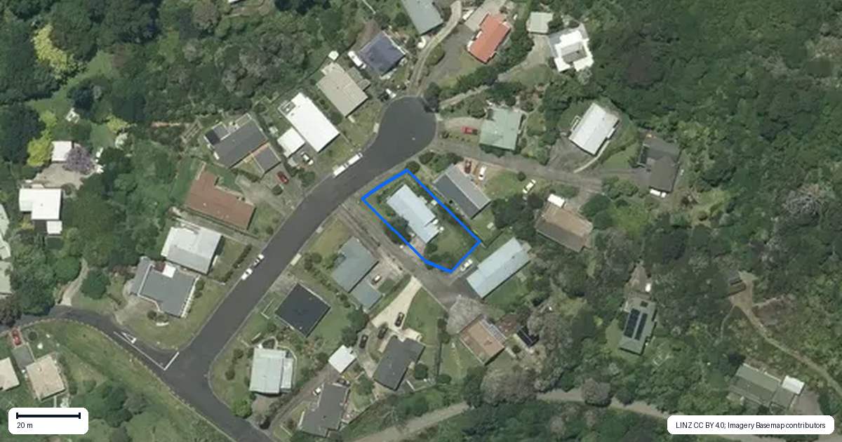 Property context map for 114 Regent Heights, Thames