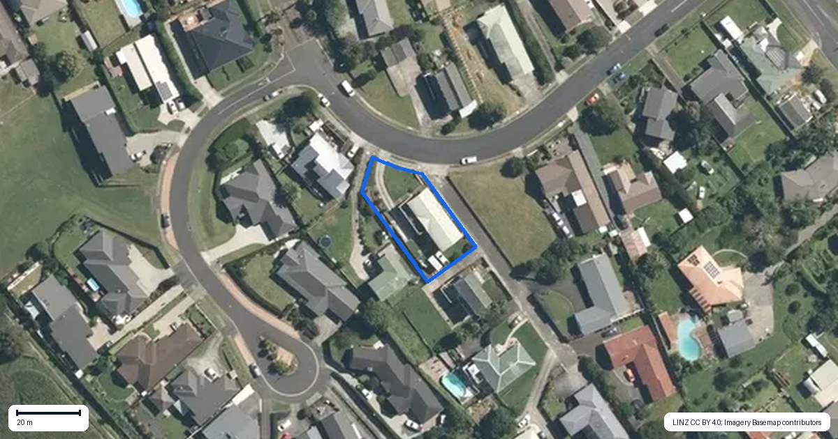 Property context map for 129 Mountain View Drive, Te Awamutu