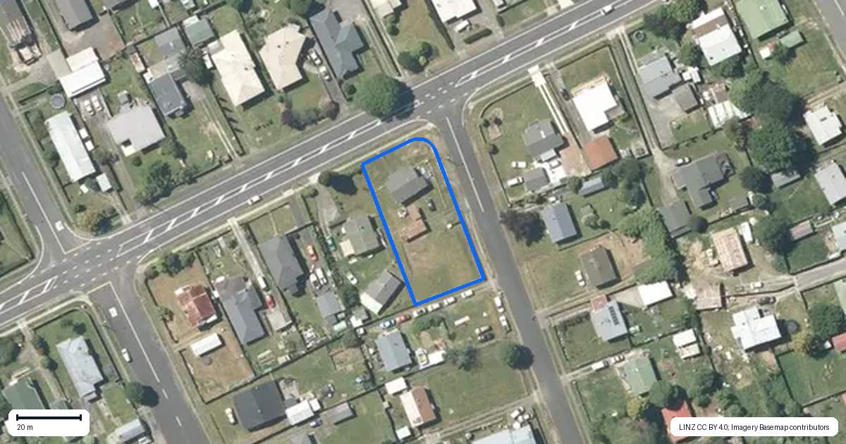Property context map for 13 Baird Road, Tokoroa