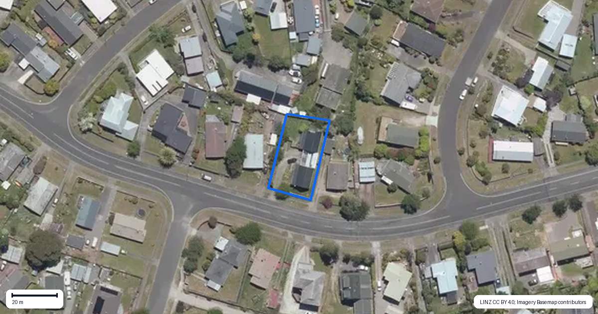 Property context map for 34 Hyde Avenue, Richmond Heights, Taupo
