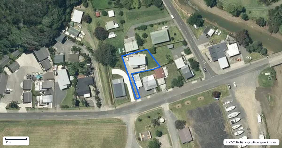 Property context map for 336 Wharf Road, Coromandel
