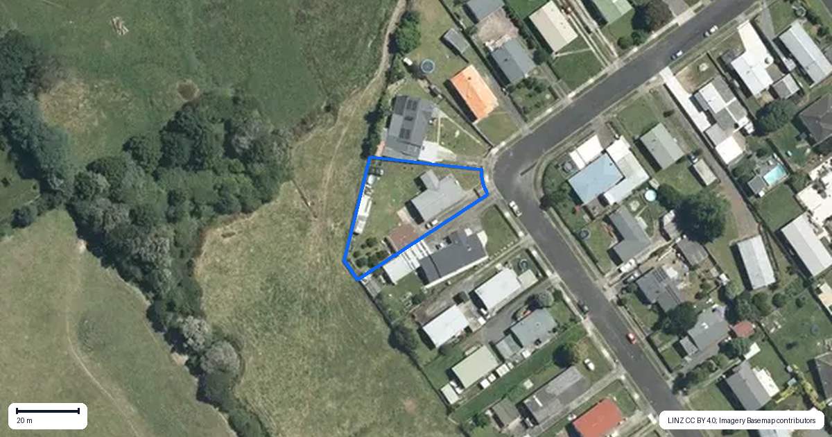 Property context map for 37 Sain Crescent, Morrinsville