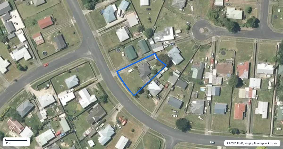 Property context map for 58 Morvern Crescent, Tokoroa