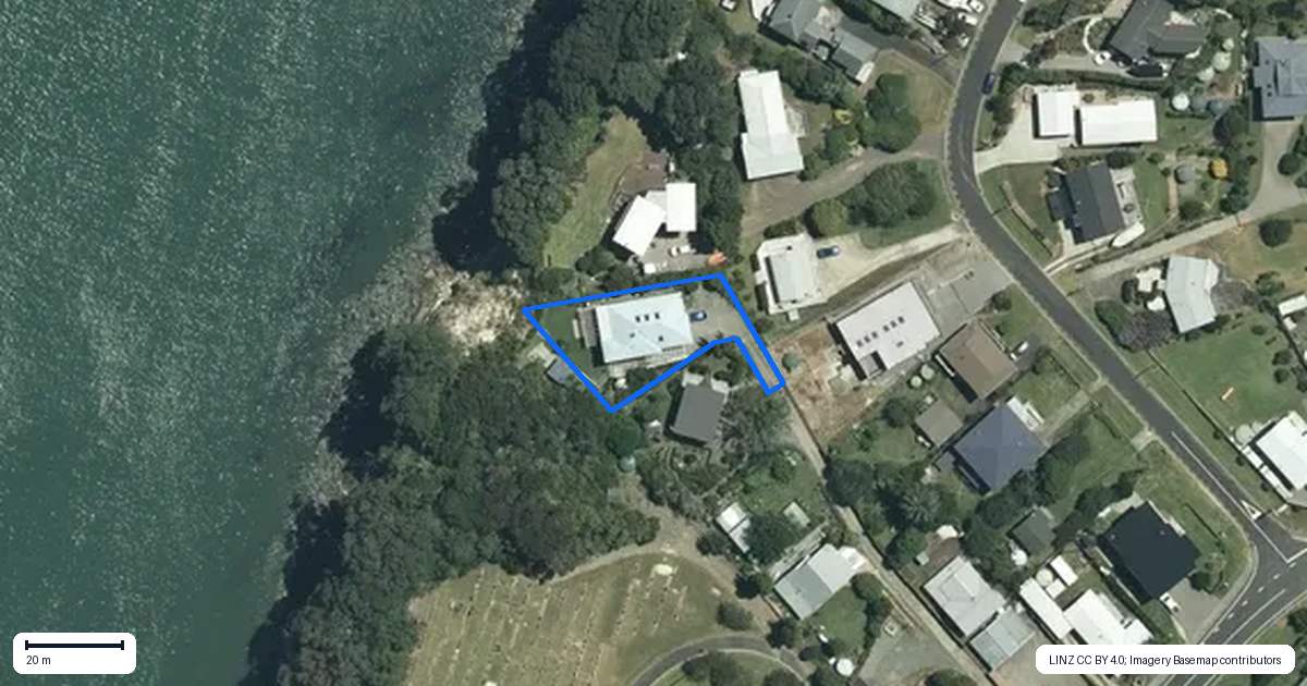Property context map for 1132C Purangi Road, Ferry Landing, Whitianga