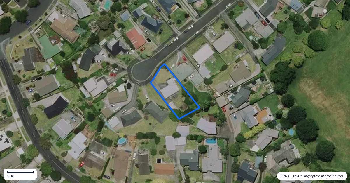 Property context map for 21 Manapouri Place, Glenview, Hamilton
