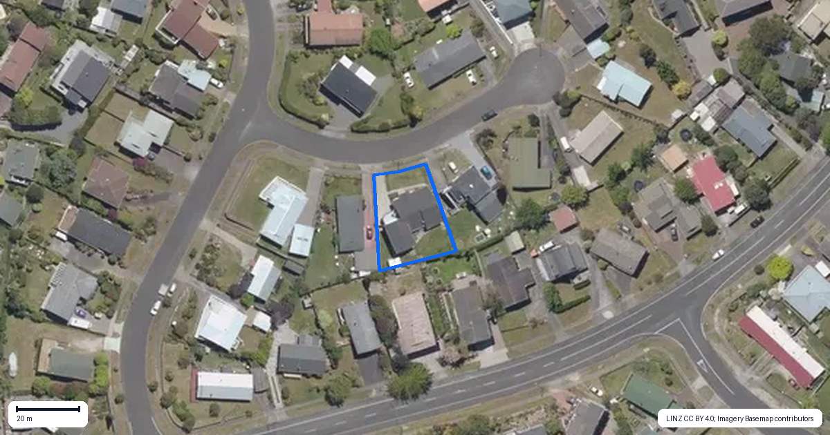 Property context map for 3 Battersea Place, Richmond Heights, Taupo