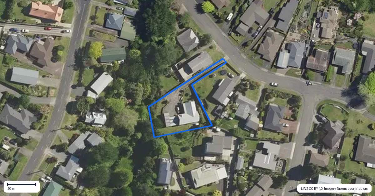 Property context map for 9 Regent Street, Springfield, Rotorua