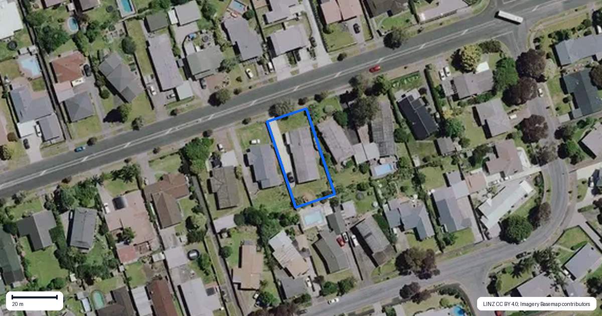 Property context map for 44 Glen Lynne Avenue, Queenwood, Hamilton