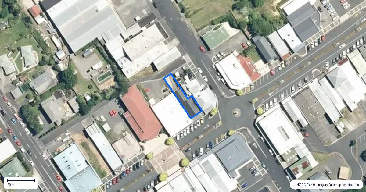 Property context map for 49 Seddon Street, Waihi