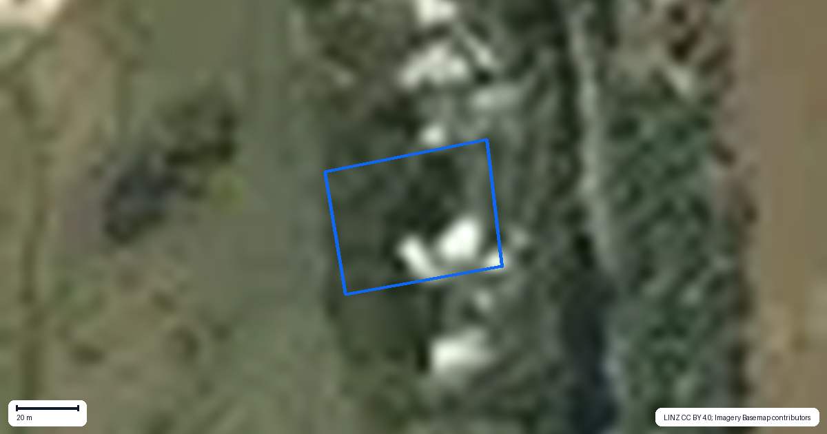 Property context map for 132 Riverview Road, Huntly