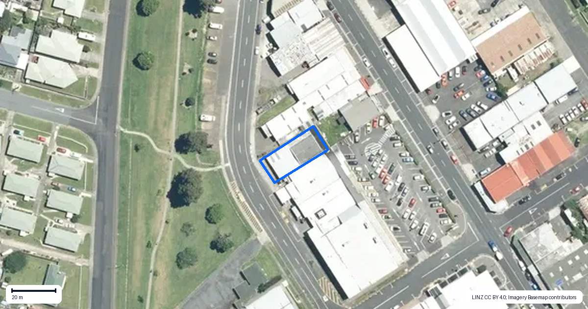 Property context map for 31 Marshall Street, Paeroa