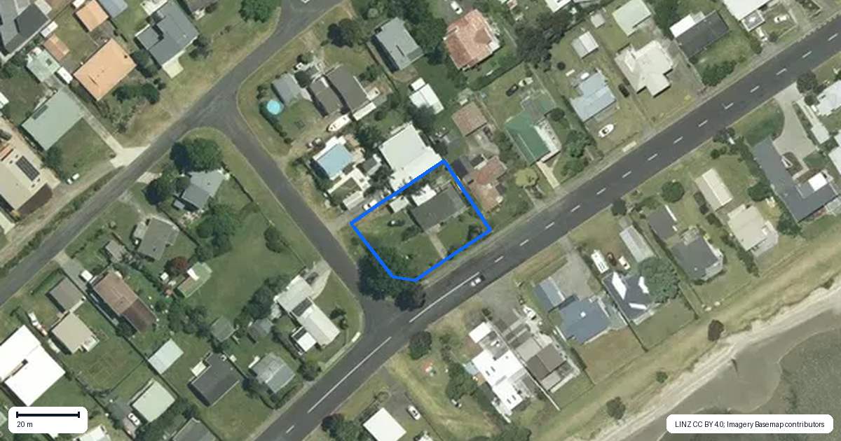 Property context map for 54 Manaia Road, Tairua