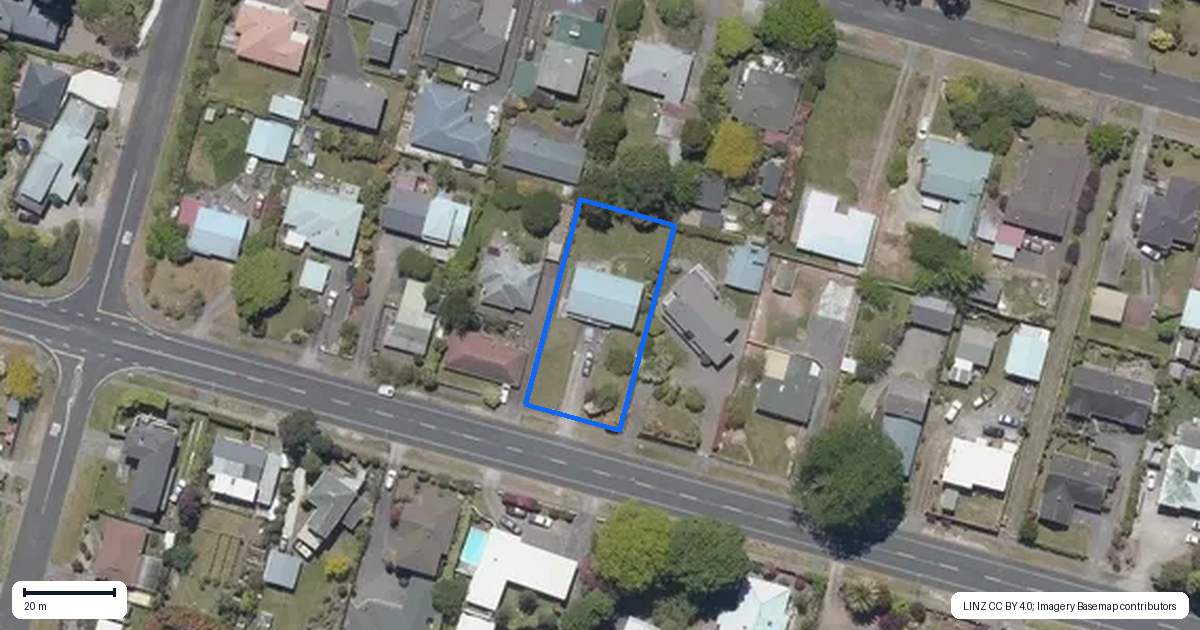 Property context map for 152 Tamamutu Street, Taupo