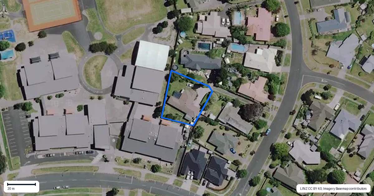 Property context map for 7 Spinnaker Drive, Flagstaff, Hamilton