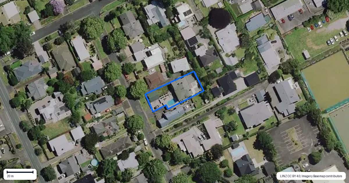 Property context map for 34 George Street, Claudelands, Hamilton