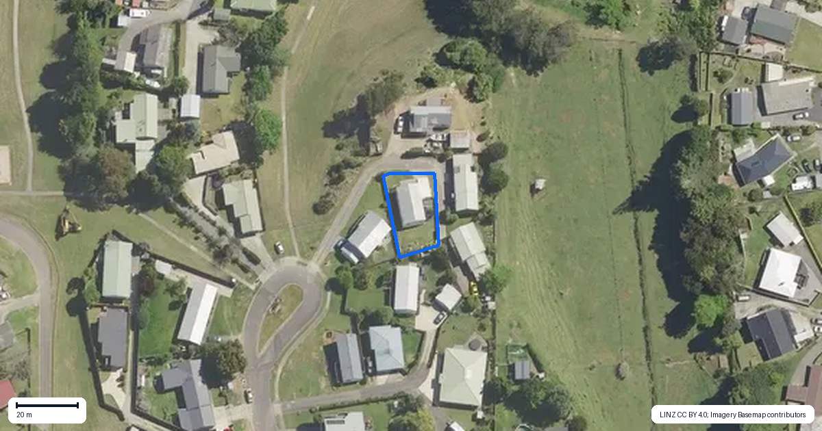 Property context map for 34B Hayward Court, Te Puke