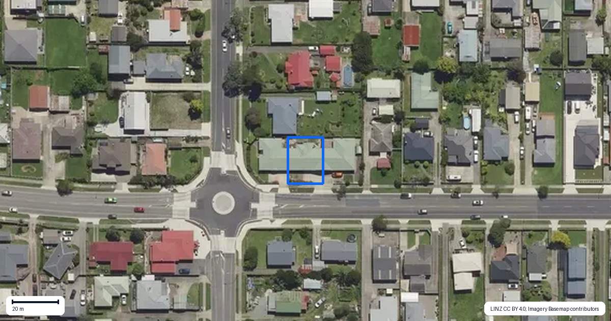 Property context map for 2/44 Peace Street, Whakatane