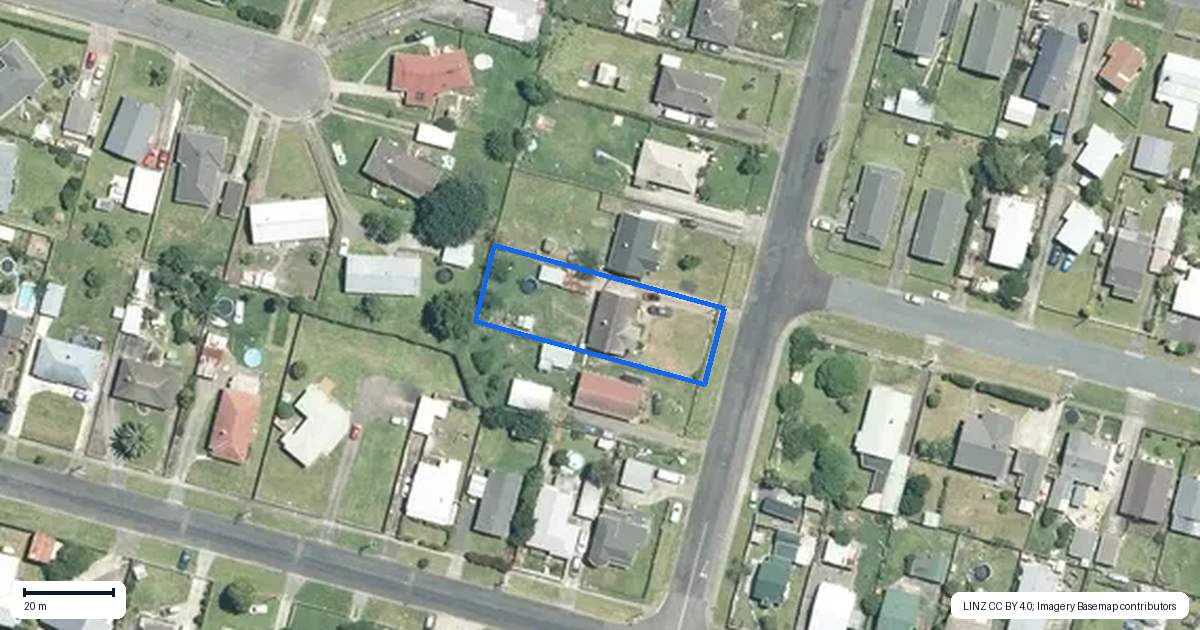 Property context map for 4 Opatito Road, Paeroa