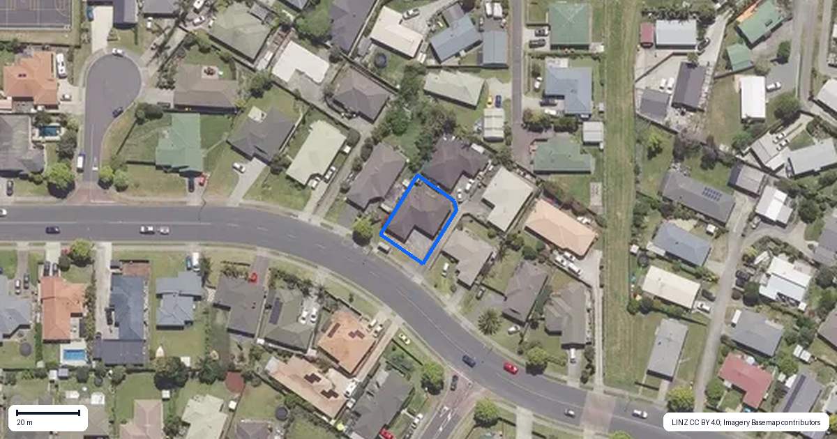 Property context map for 293 Gravatt Road, Papamoa Beach, Papamoa