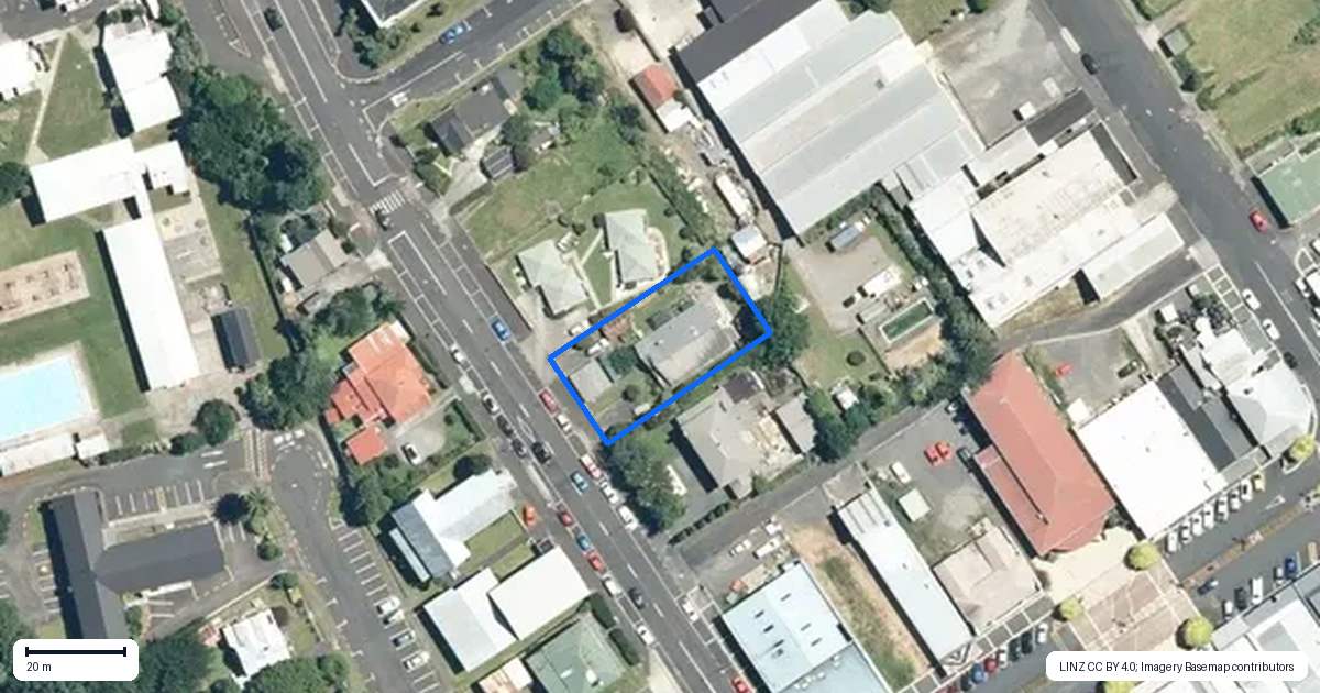 Property context map for 53 Moresby Avenue, Waihi