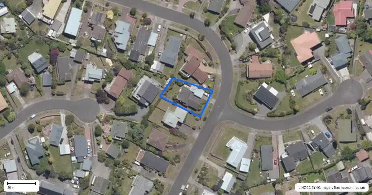 Property context map for 23 Hammersmith Street, Richmond Heights, Taupo