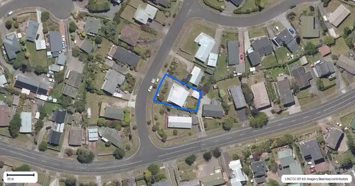 Property context map for 38 Hammersmith Street, Richmond Heights, Taupo