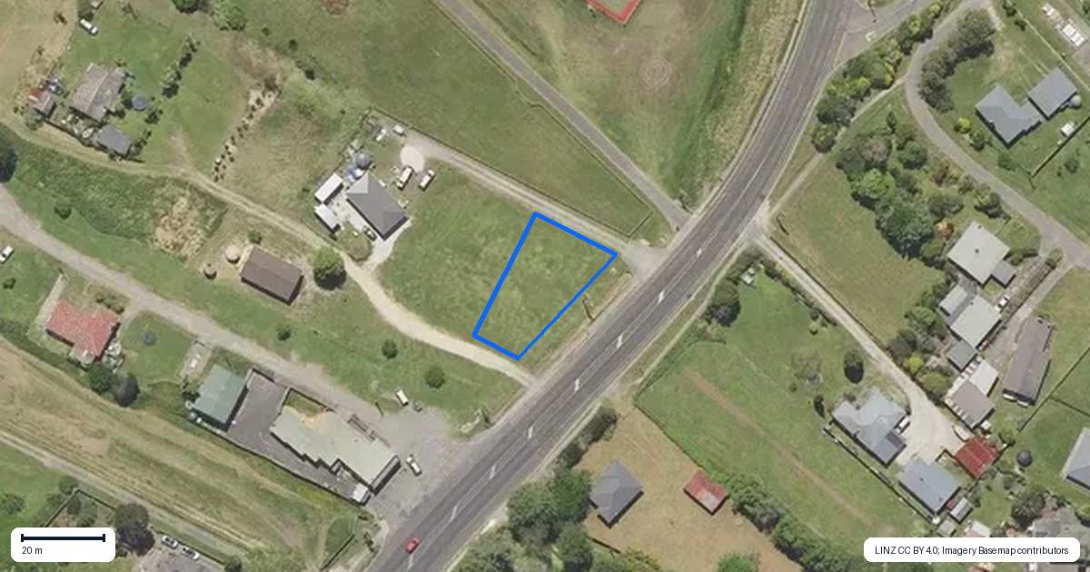 Property context map for 395A State Highway 33, Mourea, Rotorua