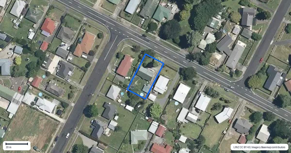 Property context map for 79 Rawhiti Avenue, Matamata